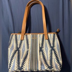 Spartina 449 Embroidered Multicolored Tote